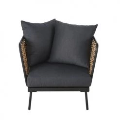 Maisons Du Monde Fauteuils De Jardin Fauteuil De Jardin En Résine Imitation Rotin Et Toile Gris Anthracite 9 Maisons Du Monde Fauteuils De Jardin Fauteuil De Jardin En Résine Imitation Rotin Et Toile Gris Anthracite -Fauteuils de jardin Soldes Boutique fauteuil de jardin en resine imitation rotin et toile gris anthracite 1000 7 20 198788 1
