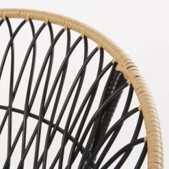 Maisons Du Monde Fauteuils De Jardin Fauteuil De Jardin En Résine Noire Et Imitation Rotin -Fauteuils de jardin Soldes Boutique fauteuil de jardin en resine noire et imitation rotin 1000 1 34 187035 3