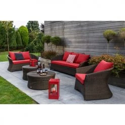 Kok Maison Fauteuils De Jardin Fauteuil De Jardin En Résine Poivre Marron -Fauteuils de jardin Soldes Boutique fauteuil de jardin en resine poivre marron 2