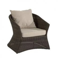 Kok Maison Fauteuils De Jardin Fauteuil De Jardin En Résine Poivre Marron