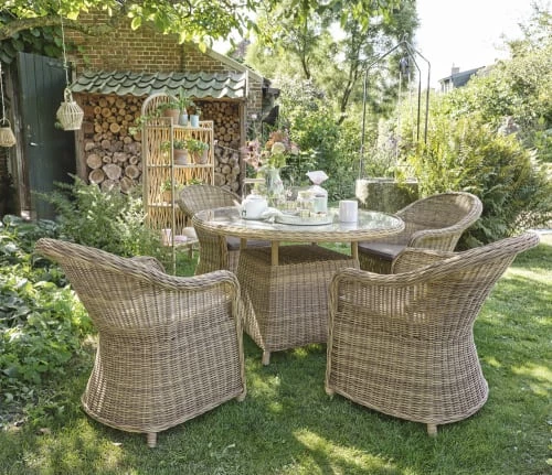 Maisons Du Monde Fauteuils De Jardin Fauteuil De Jardin En Résine Tressée 4 Maisons Du Monde Fauteuils De Jardin Fauteuil De Jardin En Résine Tressée – Image 2