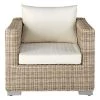 Maisons Du Monde Fauteuils De Jardin Fauteuil De Jardin En Résine Tressée Beige Et Coussins écrus -Fauteuils de jardin Soldes Boutique fauteuil de jardin en resine tressee beige et coussins ecrus 1000 8 29 164398 1