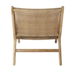 Maisons Du Monde Fauteuils De Jardin Fauteuil De Jardin En Résine Tressée Et Acacia Massif -Fauteuils de jardin Soldes Boutique fauteuil de jardin en resine tressee et acacia massif 1000 16 9 197998 4