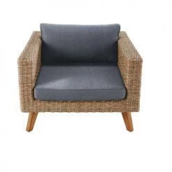 Maisons Du Monde Fauteuils De Jardin Fauteuil De Jardin En Résine Tressée Et Toile Anthracite -Fauteuils de jardin Soldes Boutique fauteuil de jardin en resine tressee et toile anthracite 1000 5 25 155538 12