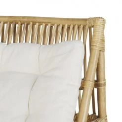 Maisons Du Monde Bains De Soleil Et Chaises Longues Fauteuil De Jardin En Rotin Et Coussin écru -Fauteuils de jardin Soldes Boutique fauteuil de jardin en rotin et coussin ecru 1000 5 11 219033 3