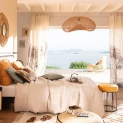 Maisons Du Monde Bains De Soleil Et Chaises Longues Fauteuil De Jardin En Rotin Et Coussin écru -Fauteuils de jardin Soldes Boutique fauteuil de jardin en rotin et coussin ecru 1000 5 11 219033 6