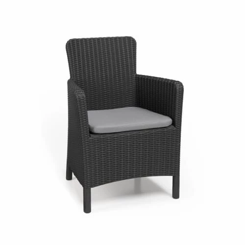 Alice's Garden Fauteuils De Jardin Fauteuil De Jardin Imitation Rotin Graphite 3 Alice's Garden Fauteuils De Jardin Fauteuil De Jardin Imitation Rotin Graphite
