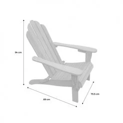 Alice's Garden Fauteuils De Jardin Fauteuil De Jardin Pliable En Eucalyptus Bleu Grisé -Fauteuils de jardin Soldes Boutique fauteuil de jardin pliable en eucalyptus bleu grise 2