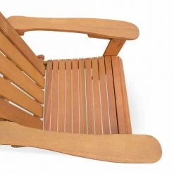 Alice's Garden Fauteuils De Jardin Fauteuil De Jardin Pliable En Eucalyptus Naturel -Fauteuils de jardin Soldes Boutique fauteuil de jardin pliable en eucalyptus naturel 4