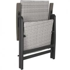 Tectake Fauteuils De Jardin Fauteuil De Jardin Pliable MELBOURNE Gris Clair -Fauteuils de jardin Soldes Boutique fauteuil de jardin pliable melbourne gris clair 5