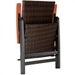 Tectake Fauteuils De Jardin Fauteuil De Jardin Pliable MELBOURNE Marron -Fauteuils de jardin Soldes Boutique fauteuil de jardin pliable melbourne marron 5