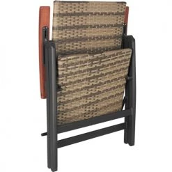 Tectake Fauteuils De Jardin Fauteuil De Jardin Pliable MELBOURNE Marron Naturel -Fauteuils de jardin Soldes Boutique fauteuil de jardin pliable melbourne marron naturel 5