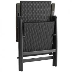 Tectake Fauteuils De Jardin Fauteuil De Jardin Pliable MELBOURNE Noir -Fauteuils de jardin Soldes Boutique fauteuil de jardin pliable melbourne noir 5