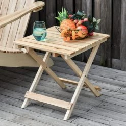 Outsunny Fauteuils De Jardin Fauteuil De Jardin Pliable Repose-pied Table Basse Sapin Naturel -Fauteuils de jardin Soldes Boutique fauteuil de jardin pliable repose pied table basse sapin naturel 5