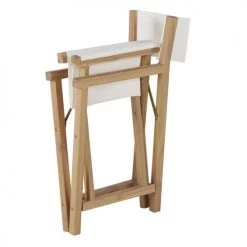 Maisons Du Monde Chaises De Jardin Fauteuil De Jardin Pliant En Toile Plastifiée écrue Et Bois D'acacia Massif -Fauteuils de jardin Soldes Boutique fauteuil de jardin pliant en toile plastifiee ecrue et bois d acacia massif 1000 2 30 218724 4