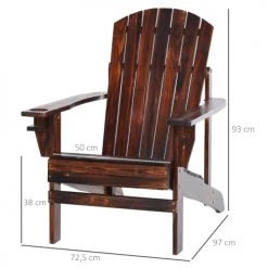 Outsunny Fauteuils De Jardin Fauteuil De Jardin Porte-gobelet Intégré Bois De Sapin Traité Marron 10 Outsunny Fauteuils De Jardin Fauteuil De Jardin Porte-gobelet Intégré Bois De Sapin Traité Marron -Fauteuils de jardin Soldes Boutique fauteuil de jardin porte gobelet integre bois de sapin traite marron 2