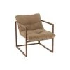 Jolipa Fauteuils De Jardin Fauteuil De Jardin Relax Métal Bois Foncé/beige -Fauteuils de jardin Soldes Boutique fauteuil de jardin relax metal bois fonce beige