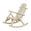 Outsunny Fauteuils De Jardin Fauteuil De Jardin Rocking Chair Bois De Pin -Fauteuils de jardin Soldes Boutique fauteuil de jardin rocking chair bois de pin