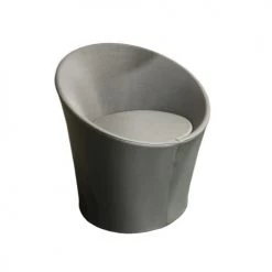 Meubletmoi Fauteuils De Jardin Fauteuil De Jardin Rond En Aluminium Et Revêtement Textilène -Fauteuils de jardin Soldes Boutique fauteuil de jardin rond en aluminium et revetement textilene 3