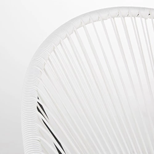 Maisons Du Monde Fauteuils De Jardin Fauteuil De Jardin Rond En Résine Blanche 5 Maisons Du Monde Fauteuils De Jardin Fauteuil De Jardin Rond En Résine Blanche – Image 3