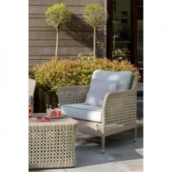 Kok Maison Fauteuils De Jardin Fauteuil De Jardin Tressé En Résine Gris -Fauteuils de jardin Soldes Boutique fauteuil de jardin tresse en resine gris 8