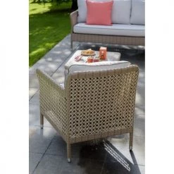 Kok Maison Fauteuils De Jardin Fauteuil De Jardin Tressé En Résine Gris -Fauteuils de jardin Soldes Boutique fauteuil de jardin tresse en resine gris 9