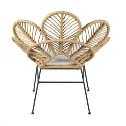Maisons Du Monde Fauteuils De Jardin Fauteuil De Jardin Tressé Et Coussin écru -Fauteuils de jardin Soldes Boutique fauteuil de jardin tresse et coussin ecru 1000 13 14 186605 6
