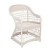 Kok Maison Chaises De Jardin Fauteuil De Table En Résine Blanc Cassé -Fauteuils de jardin Soldes Boutique fauteuil de table en resine blanc casse