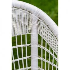 Kok Maison Chaises De Jardin Fauteuil De Table En Résine Blanc Cassé -Fauteuils de jardin Soldes Boutique fauteuil de table en resine blanc casse 3