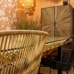 Now’s Home Fauteuils De Jardin Fauteuil De Table Marron -Fauteuils de jardin Soldes Boutique fauteuil de table marron 3