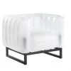 Mojow Fauteuils De Jardin Fauteuil Design Lumineux Cadre Aluminum Assise Thermoplastique Blanc -Fauteuils de jardin Soldes Boutique fauteuil design lumineux cadre aluminum assise thermoplastique blanc