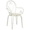 Aubry Gaspard Fauteuils De Jardin Fauteuil En Métal Blanc Antique 1 Aubry Gaspard Fauteuils De Jardin Fauteuil En Métal Blanc Antique -Fauteuils de jardin Soldes Boutique fauteuil en metal blanc antique 1