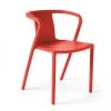 Oviala Fauteuils De Jardin Fauteuil En Plastique Rouge -Fauteuils de jardin Soldes Boutique fauteuil en plastique rouge