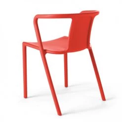 Oviala Fauteuils De Jardin Fauteuil En Plastique Rouge -Fauteuils de jardin Soldes Boutique fauteuil en plastique rouge 4