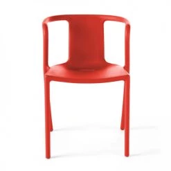 Oviala Fauteuils De Jardin Fauteuil En Plastique Rouge -Fauteuils de jardin Soldes Boutique fauteuil en plastique rouge 5