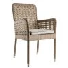 Kok Maison Chaises De Jardin Fauteuil En R�sine Antibes Avec Coussin En Résine Gris -Fauteuils de jardin Soldes Boutique fauteuil en r sine antibes avec coussin en resine gris