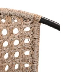 Jardiline Chaises De Jardin Fauteuil En Résine Tressée Façon Cannage Résine Noir -Fauteuils de jardin Soldes Boutique fauteuil en resine tressee facon cannage resine noir 2