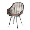 Rendez Vous Déco Fauteuils De Jardin Fauteuil En Rotin Naturel Foncé -Fauteuils de jardin Soldes Boutique fauteuil en rotin naturel fonce