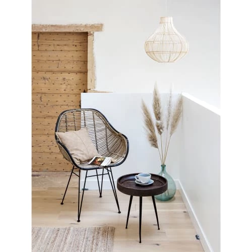 Rendez Vous Déco Fauteuils De Jardin Fauteuil En Rotin Naturel Foncé (lot De 2) 4 Rendez Vous Déco Fauteuils De Jardin Fauteuil En Rotin Naturel Foncé (lot De 2) – Image 2