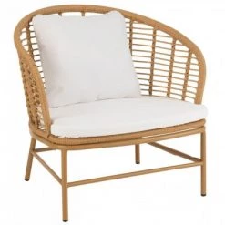 Meubles & Design Fauteuils De Jardin Fauteuil Extérieur Arrondi Avec Coussins Rembourré Beige 10 Meubles & Design Fauteuils De Jardin Fauteuil Extérieur Arrondi Avec Coussins Rembourré Beige -Fauteuils de jardin Soldes Boutique fauteuil exterieur arrondi avec coussins rembourre beige 2