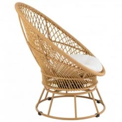 Meubles & Design Fauteuils De Jardin Fauteuil Extérieur Rotin Avec Pied Rond Et Coussin Beige 10 Meubles & Design Fauteuils De Jardin Fauteuil Extérieur Rotin Avec Pied Rond Et Coussin Beige -Fauteuils de jardin Soldes Boutique fauteuil exterieur rotin avec pied rond et coussin beige 2