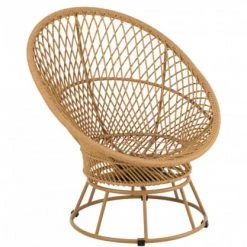 Meubles & Design Fauteuils De Jardin Fauteuil Extérieur Rotin Avec Pied Rond Et Coussin Beige 12 Meubles & Design Fauteuils De Jardin Fauteuil Extérieur Rotin Avec Pied Rond Et Coussin Beige -Fauteuils de jardin Soldes Boutique fauteuil exterieur rotin avec pied rond et coussin beige 4