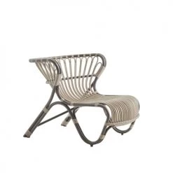 Sika Design Fauteuils De Jardin Fauteuil Lounge En Aluminium Et Fibre Synthétique Moccaccino