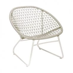 Now’s Home Fauteuils De Jardin Fauteuil Lounge Extérieur Tressé Taupe