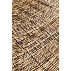 Kare Design Fauteuils De Jardin Fauteuil Marron En Polyéthylène Et Acier -Fauteuils de jardin Soldes Boutique fauteuil marron en polyethylene et acier 3