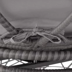 Tectake Fauteuils De Jardin Fauteuil Papasan En Rotin Gargano Rotatif Gris -Fauteuils de jardin Soldes Boutique fauteuil papasan en rotin gargano rotatif gris 5