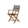 Bois Dessus Bois Dessous Chaises De Jardin Fauteuil Pliant Acacia Et Textilène -Fauteuils de jardin Soldes Boutique fauteuil pliant acacia et textilene