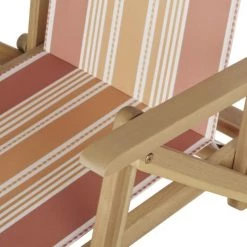 Maisons Du Monde Fauteuils De Jardin Fauteuil Pliant En Bois D'acacia Massif Et Toile Motifs à Rayures Orange Et Ocres -Fauteuils de jardin Soldes Boutique fauteuil pliant en bois d acacia massif et toile motifs a rayures orange et ocres 1000 5 34 219220 3