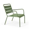 Oviala Fauteuils De Jardin Fauteuil Relax En Acier Vert Cactus 1 Oviala Fauteuils De Jardin Fauteuil Relax En Acier Vert Cactus -Fauteuils de jardin Soldes Boutique fauteuil relax en acier vert cactus