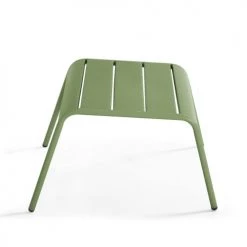 Oviala Fauteuils De Jardin Fauteuil Relax Et Repose Pied En Métal Anthracite -Fauteuils de jardin Soldes Boutique fauteuil relax et repose pied en metal anthracite 5